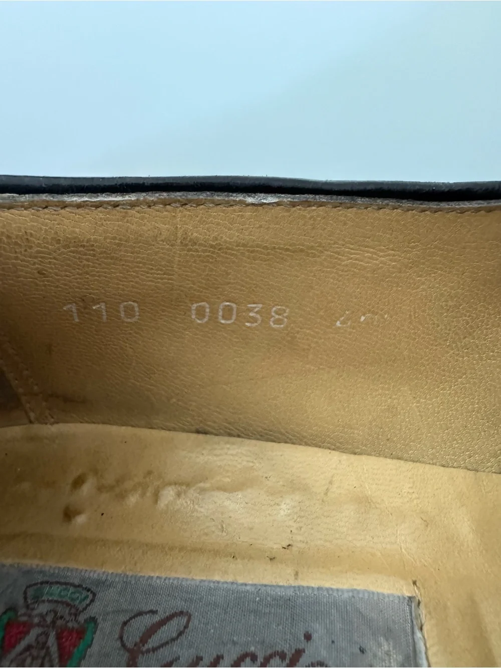 Gucci Vintage Black- Horsebit crocodile-embossed loafers Shoes  Sz 42.5-US 9-9.5
